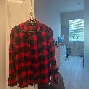 Black and red flannel